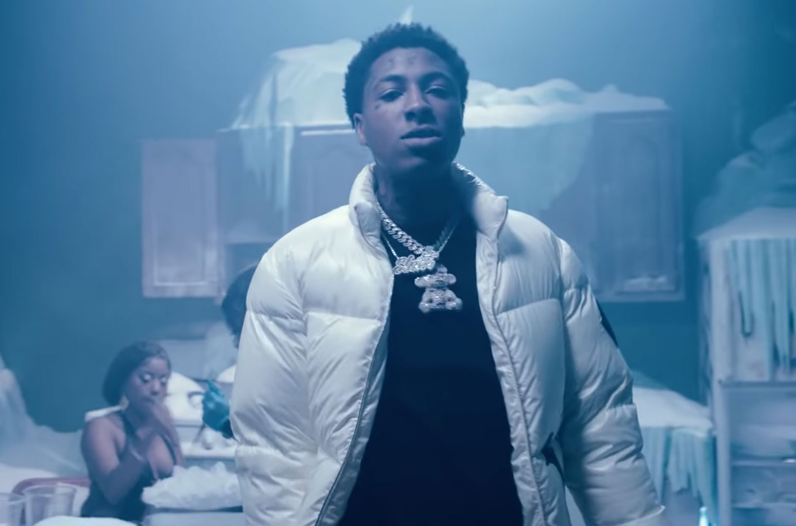 YoungBoy Never Broke Again Ices Out the Trap House in Frigid 'Make No Sense' Video