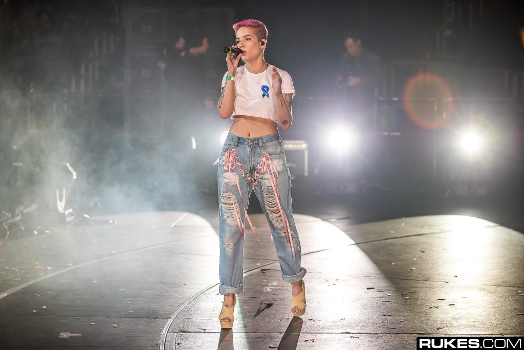 Halsey Absolutely Goes OFF On A “Fan” with REZZ In The Crowd