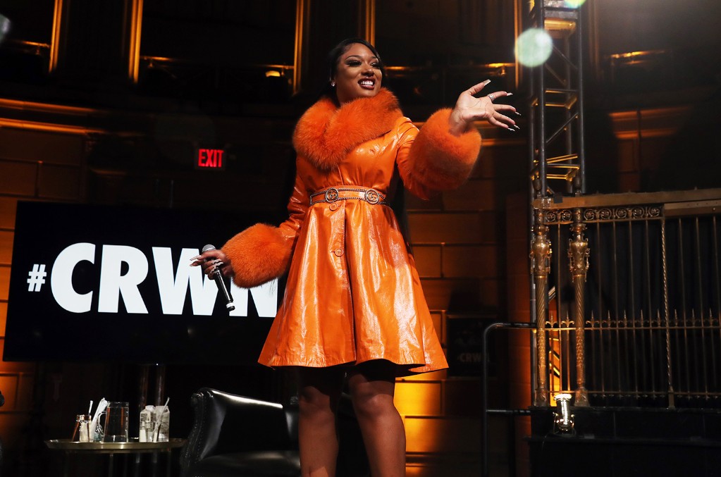 Megan Thee Stallion Serves Up Class in Juicy Head-To-Toe Orange Outfit: See Pics
