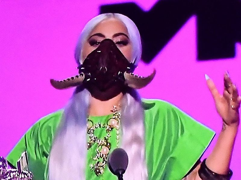 The Many Masks of Lady Gaga at the 2020 MTV VMAs (PHOTOS)