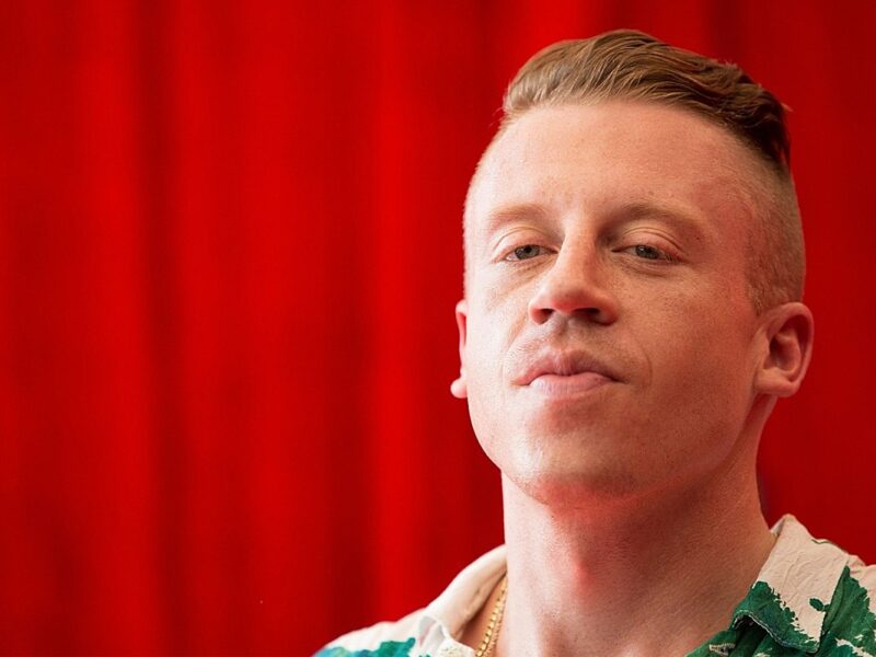 Macklemore Now Has Curly Hair and a Horseshoe Mustache (PHOTO)