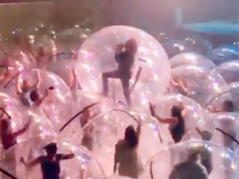 Bubble Concerts Have Arrived and They Look Wild