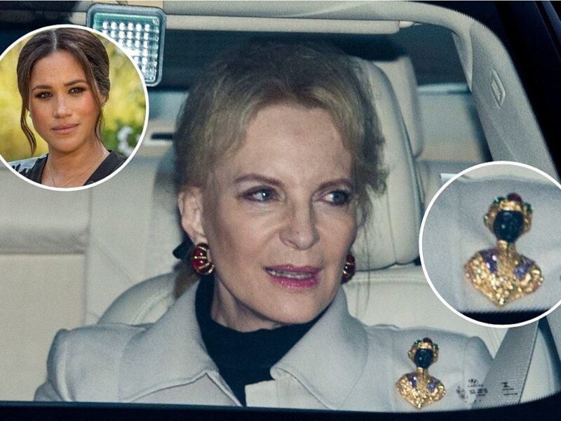 Remember When This Royal Princess Wore a Racist Brooch to Meet Meghan Markle for the First Time?