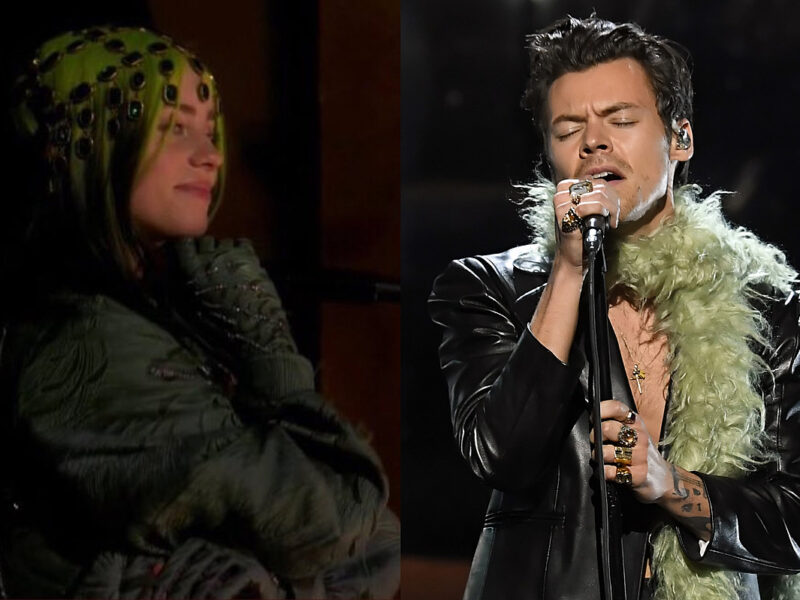 Billie Eilish Watching Harry Styles Perform at the Grammys is All of Us