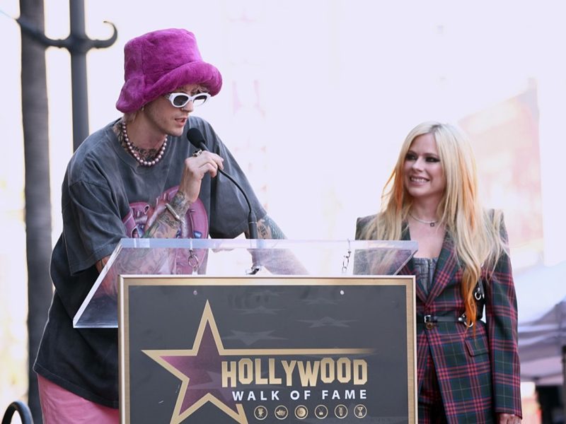 Avril Lavigne Receives Hollywood Walk of Fame Star, Machine Gun Kelly Delivers Speech: ‘Inspiration for a Generation of Kids