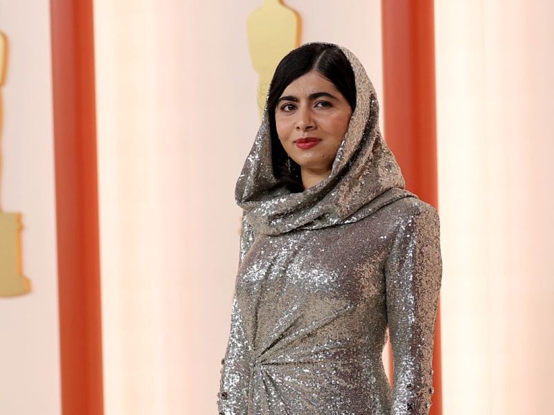 Jimmy Kimmel Awkwardly Jokes With Malala at 2023 Oscars