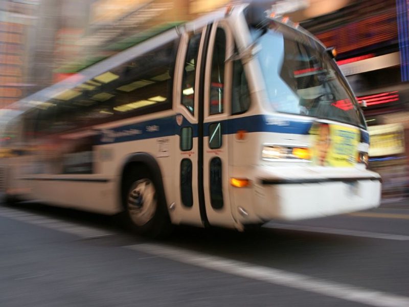 ‘Hero’ Bus Driver Saves Child From Passing Car (VIDEO)