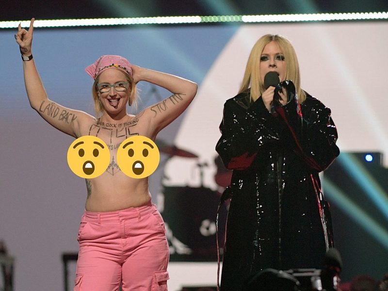 Avril Lavigne’s Hilarious Response to Topless Stage Crasher