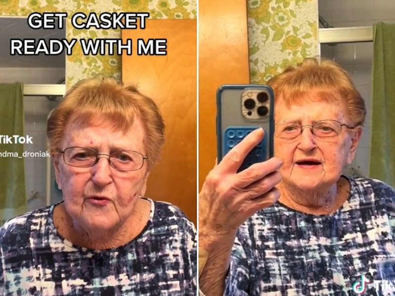 92-Year-Old Grandma Shows Her ‘Casket Makeup’ Look on TikTok