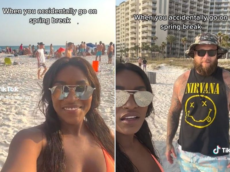 Couple Accidentally Book Beach Vacation During Spring Break Chaos