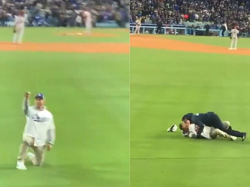 Man’s Baseball Field Proposal Goes Wrong When Tackled by Security