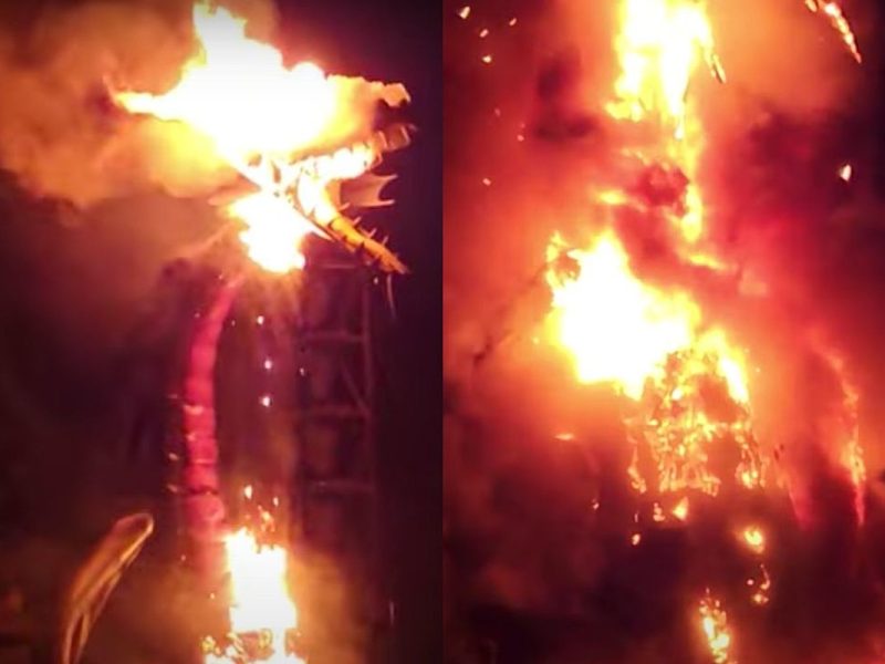 Dragon Catches Fire During Fantasmic! at Disneyland: WATCH