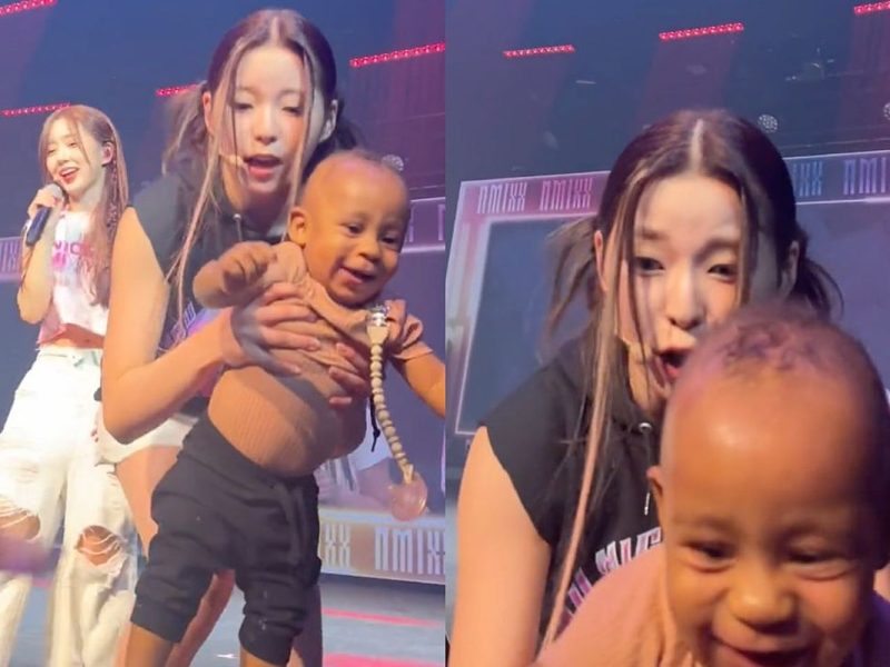 Baby Ends up on Stage at K-Pop Concert