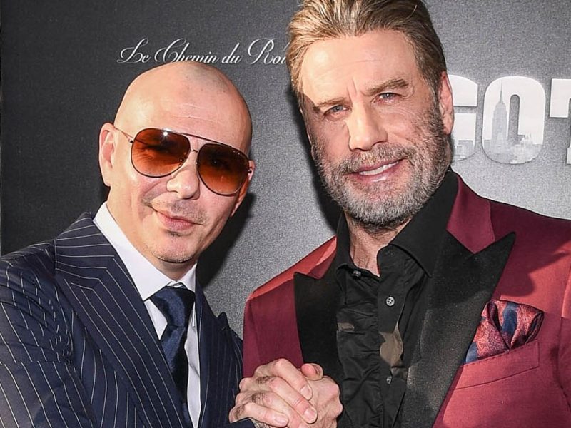 John Travolta Shaved His Head Because Pitbull Told Him To