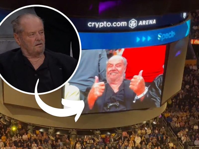 Jack Nicholson Makes Rare Public Appearance at Lakers Game