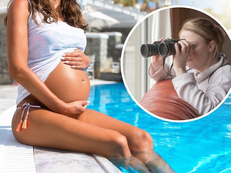 Pregnant Woman’s Neighbors Ask Her Not to Wear Bikini in Pool