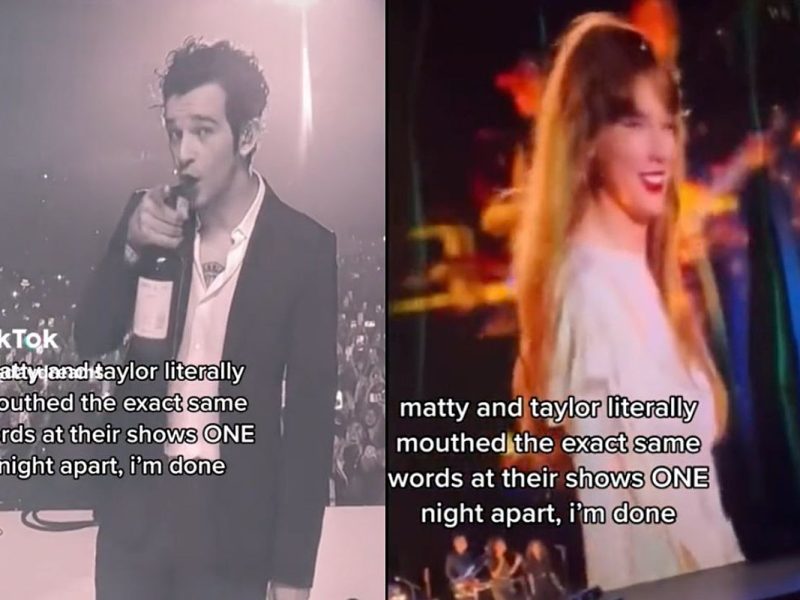 Taylor Swift and Matty Healy Appear to Share Secret Message