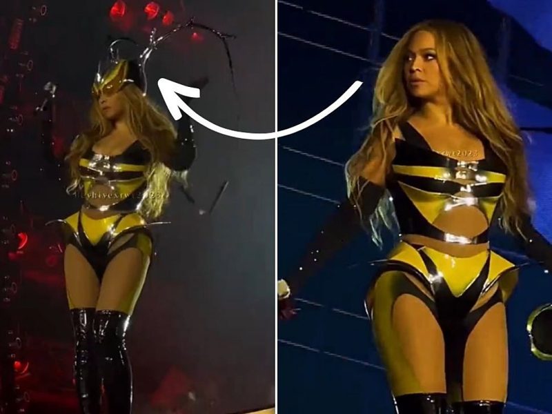 Beyonce Accidentally Breaks Renaissance Tour Bee Helmet (VIDEO)