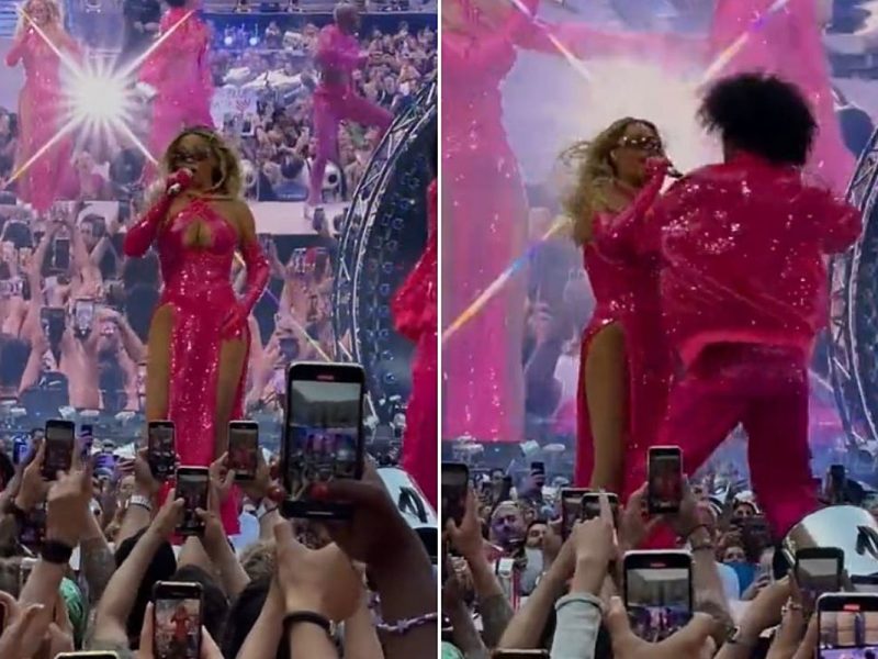 Beyonce Wardrobe Malfunction Saved by Backup Dancer