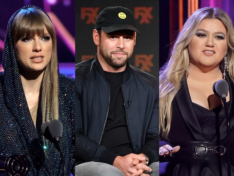 Kelly Clarkson Says Scooter Braun Was Hurt Over Taylor Swift Note