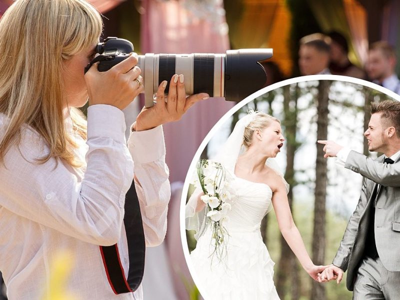 Wedding Photographers Reveal Moment They Knew Marriage Was Doomed