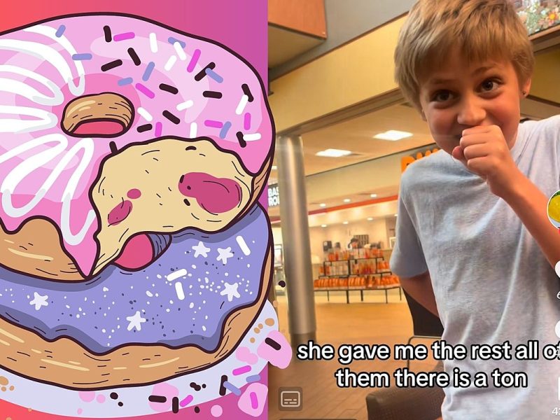 Kid Discovers Hack To Get The Most Donuts For His Money At Dunkin