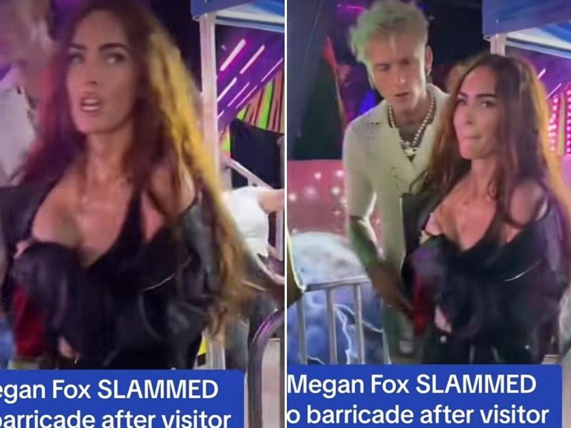 Megan Fox Slammed Into Barricade During MGK Scuffle at Fair