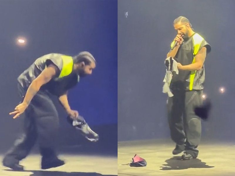 Drake Ducks Items Thrown at Him During Performance