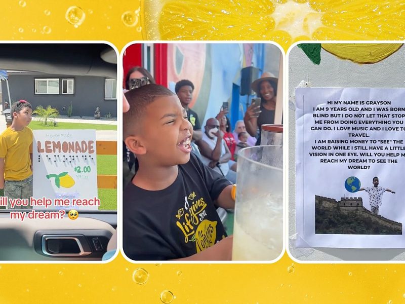 Lemonade Stand Run By Determined Blind Child Is Making Big Bucks