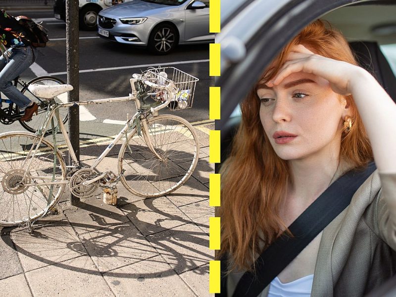 Why You Need to Slow Down if You See Abandoned White Bike