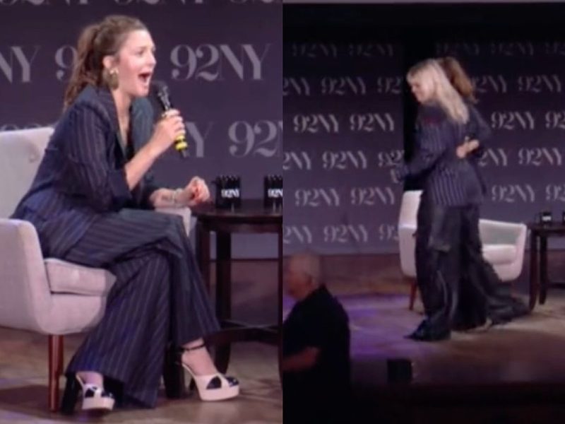Drew Barrymore Escorted Away After Alleged Stalker Rushes Stage