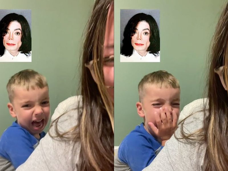 Boy Terrified After Mom Pretends Michael Jackson Is His Teacher