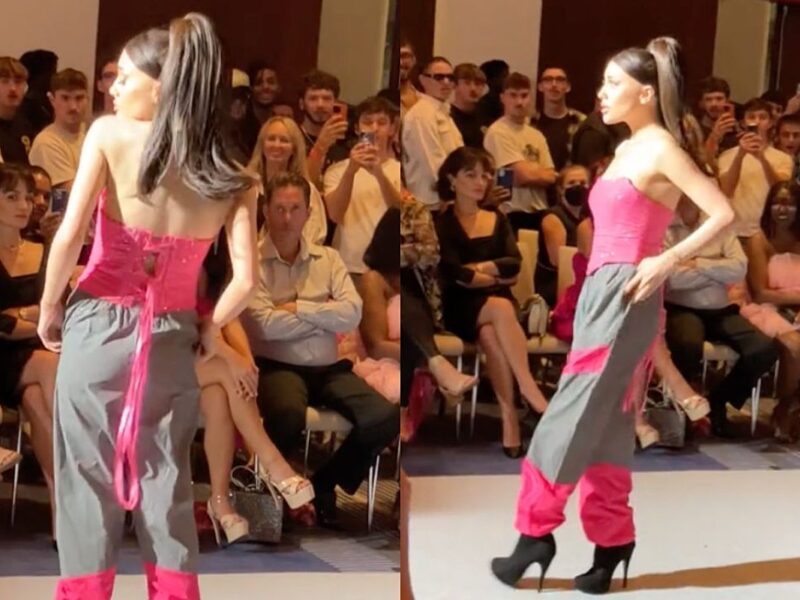 Controversial Ariana Grande Look-Alike Walks Runway at NYFW