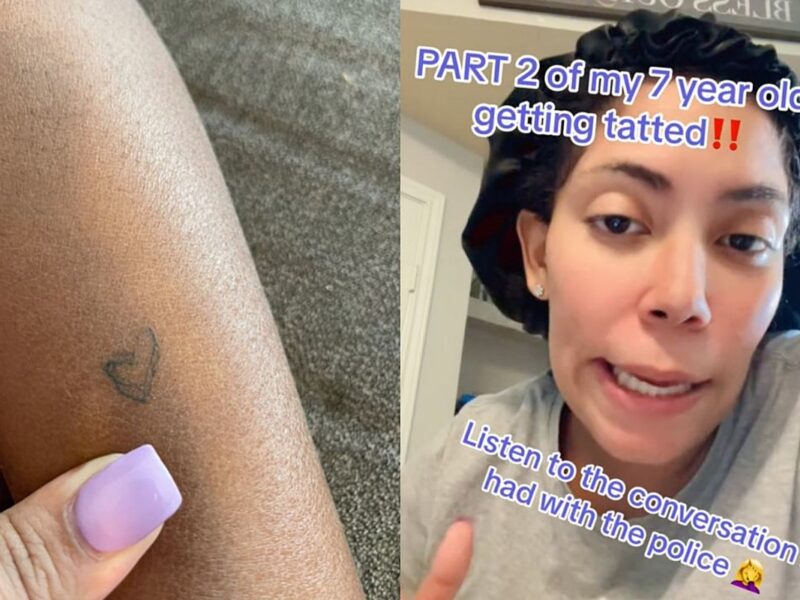 Mom Calls Police After Aunt Tattoos Her 7-Year-Old Daughter