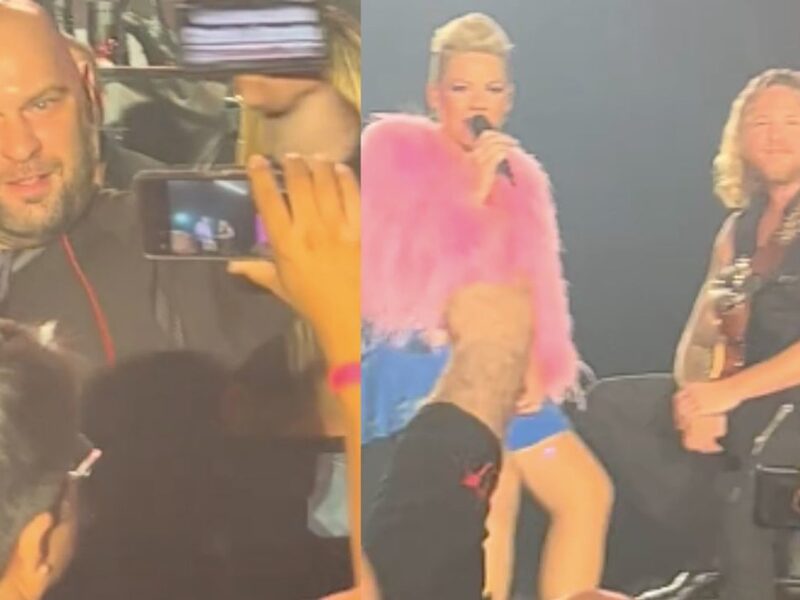 Pink Fan Kicked Out of Concert for Holding Up Circumcision Sign