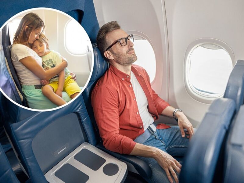 Dad Roasted for Refusing to Sit With Wife and Kids on Plane