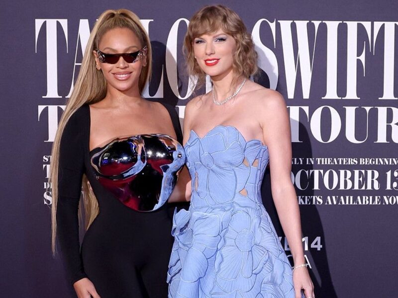 Taylor Swift Overjoyed to See Beyonce at ‘Eras’ Movie Premiere