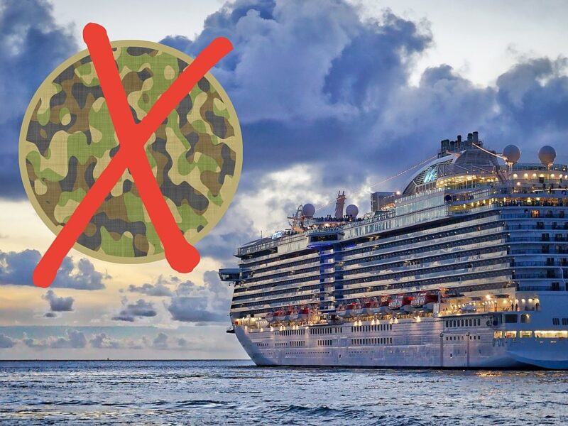 Unexpected Reason You Shouldn’t Pack Camo Clothes for a Cruise