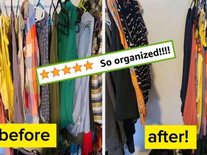 If Your Wardrobe Is Vast But Your Closet Is Not, Check Out These 27 Helpful Organization Items