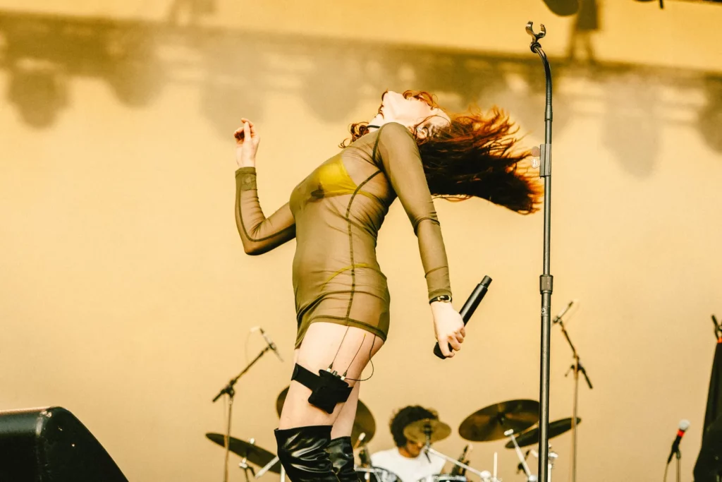 Muna at Pitchfork Fest 2024, photo by Kimberley Ross