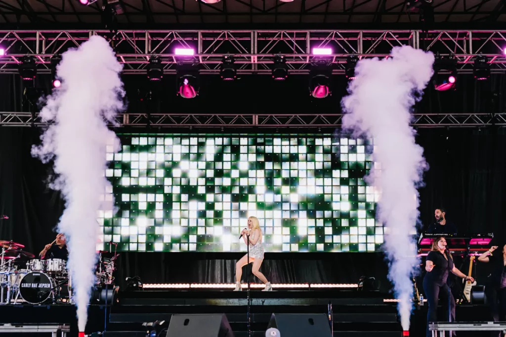 Carly Rae Jepsen at Pitchfork Fest 2024, by Daniel Cavazos