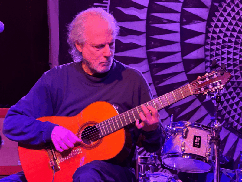 Sandy Ortega Plays for the Love of the Music