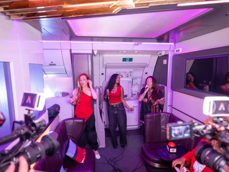 Sugababes Perform Live at 35,000 Feet to Launch Starlink on Virgin Atlantic