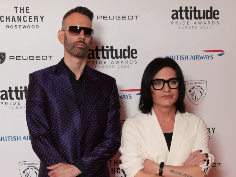 Placebo Honoured with Pride Icon Award at Attitude Ceremony