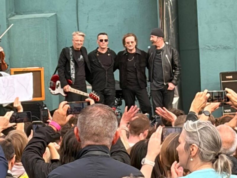 U2 Return to Mount Temple High School for Historic 50th Anniversary Performance