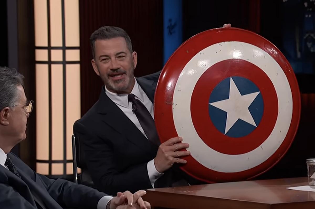 The Passing of the Shield: Stephen Colbert’s Gift to Jimmy Kimmel